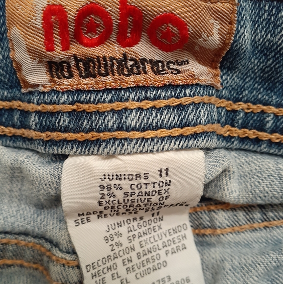 Nobu Jean shorts juniors size 11 - Picture 3 of 3